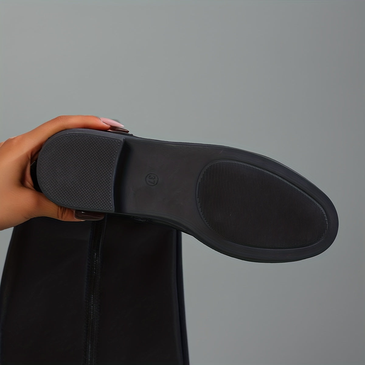 Women's Western Cowboy Boots - Pointed Toe High-Heel Round Toe Ankle Boots with Zipper Closure