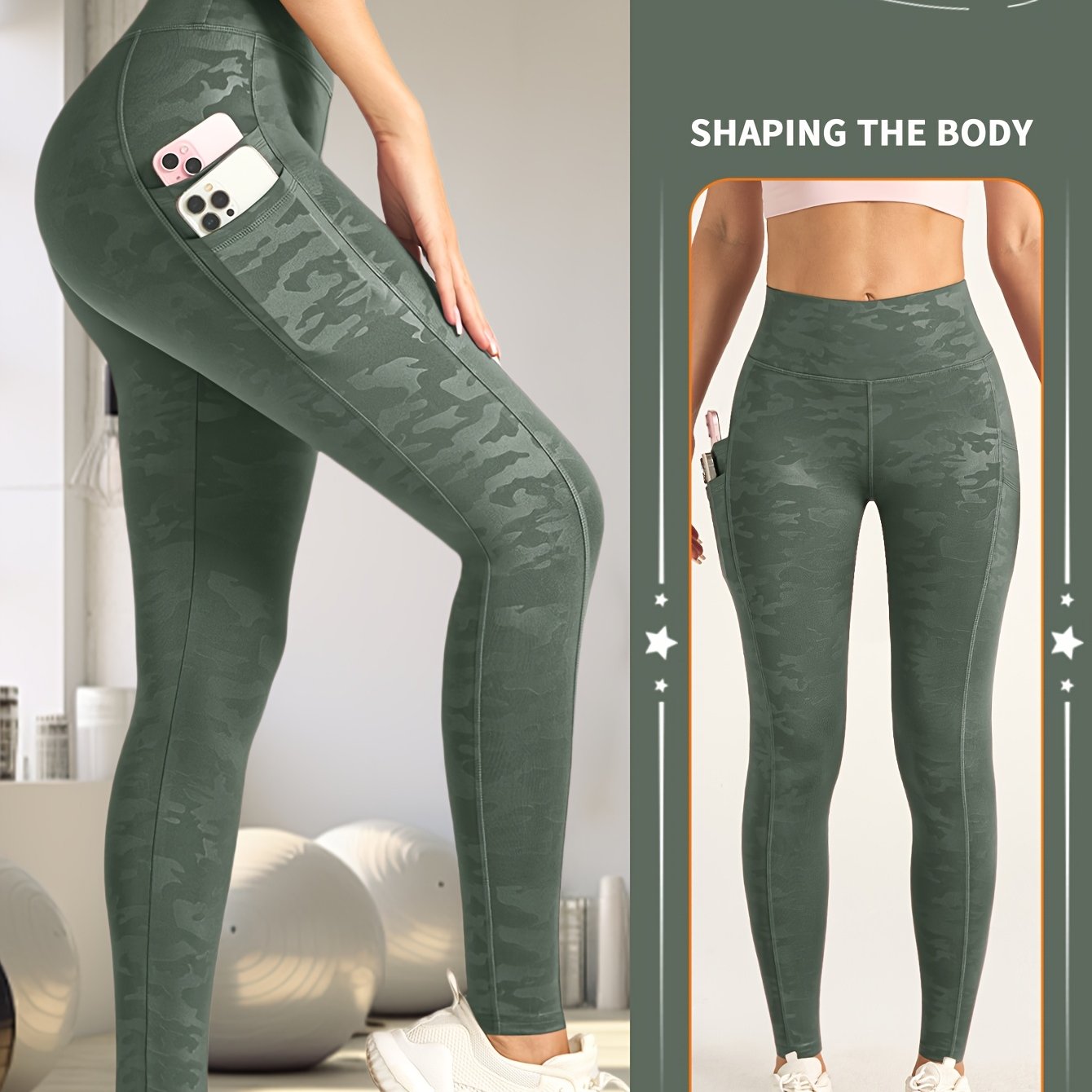 5D Anti-Scratch Print Yoga Pants, Breathable High-Waisted Butt-Lifting Stretch Leggings