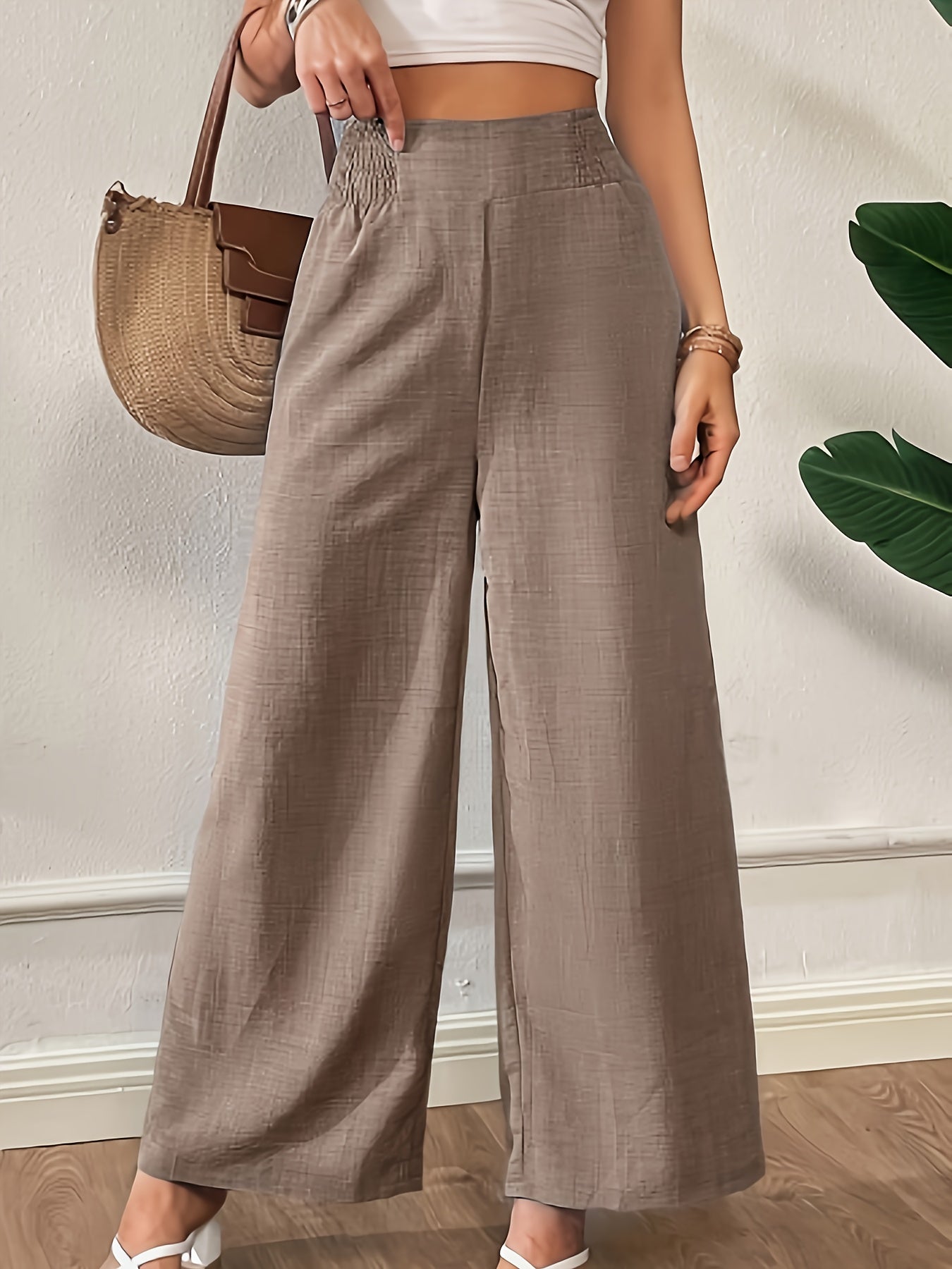 Elegant Comfort Fit Women's Wide-Leg Pants