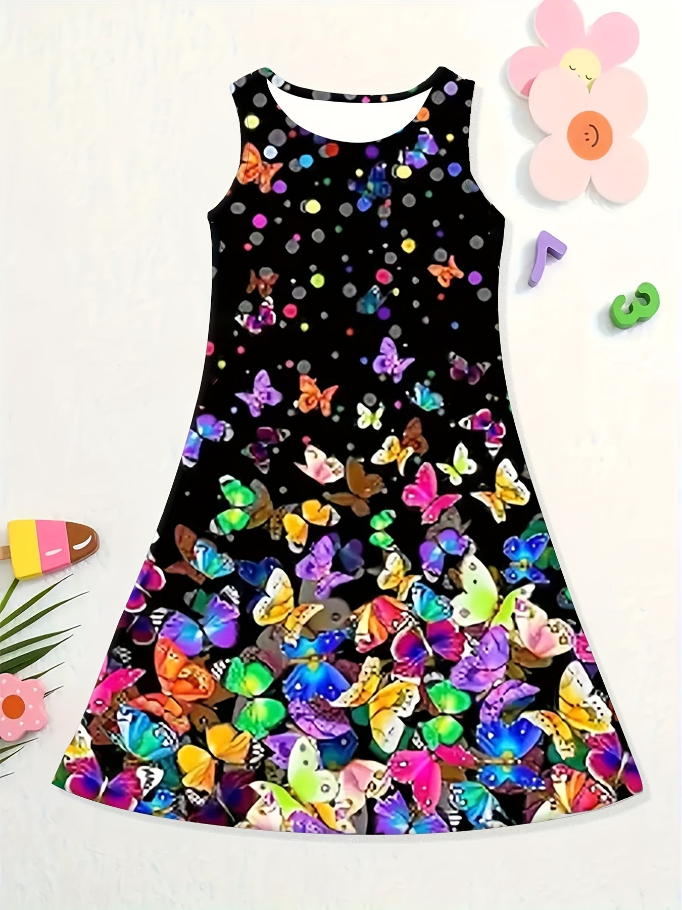 3pcs Summer Casual Dress for Girls