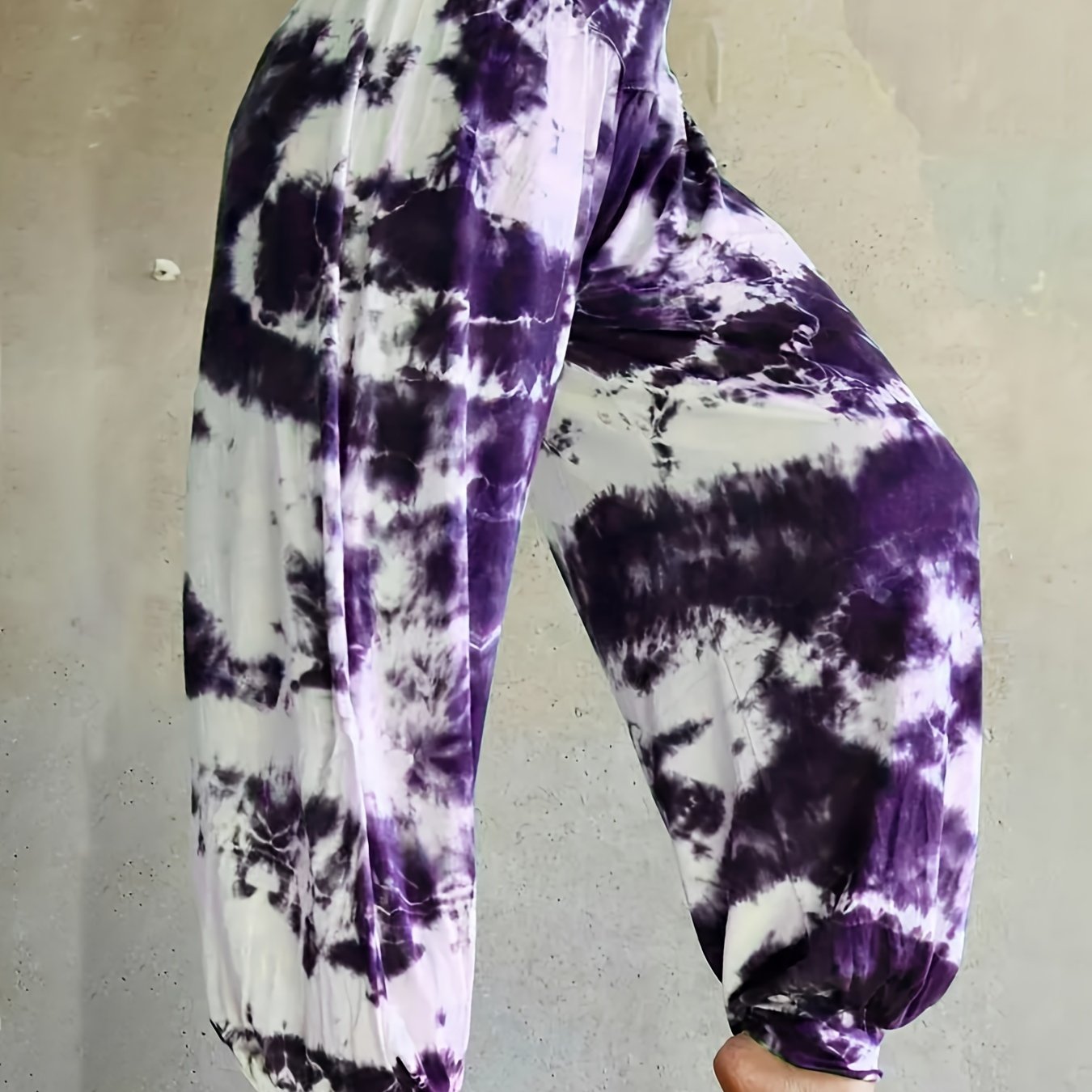 Plus Size Baggy Joggers Elastic Waist Pants