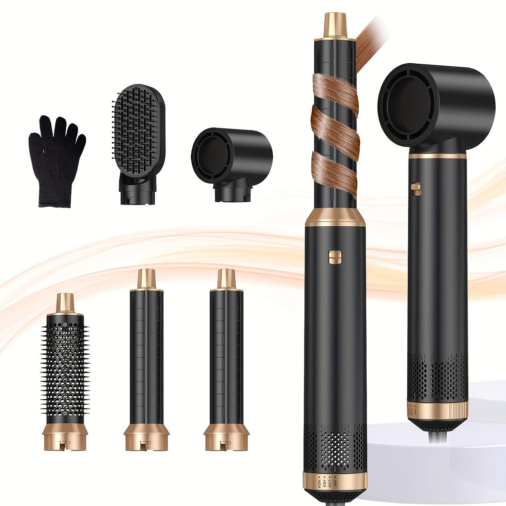 Blow Dryer Brush 12.7cm Hair Dryer Automatic Curling Wand Hair Straightener