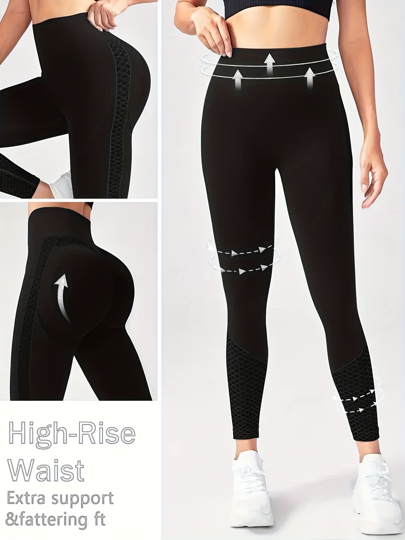 Super Comfortable High-waisted Compression Sports Tights