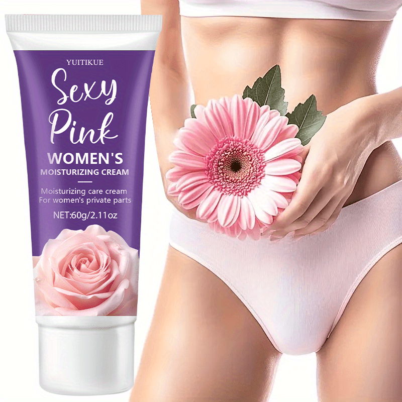 Pink Women's Secret Cream - Plant Extracts, Vitamin C and Rose Scent
