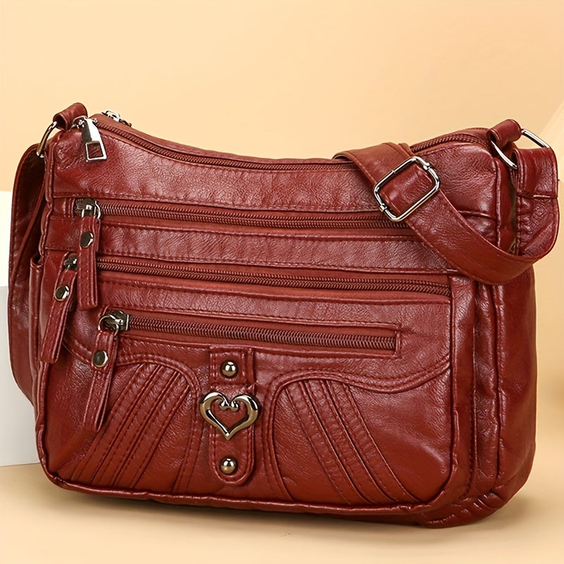 Lightweight, Large Capacity Vintage Style Shoulder Bag for Women
