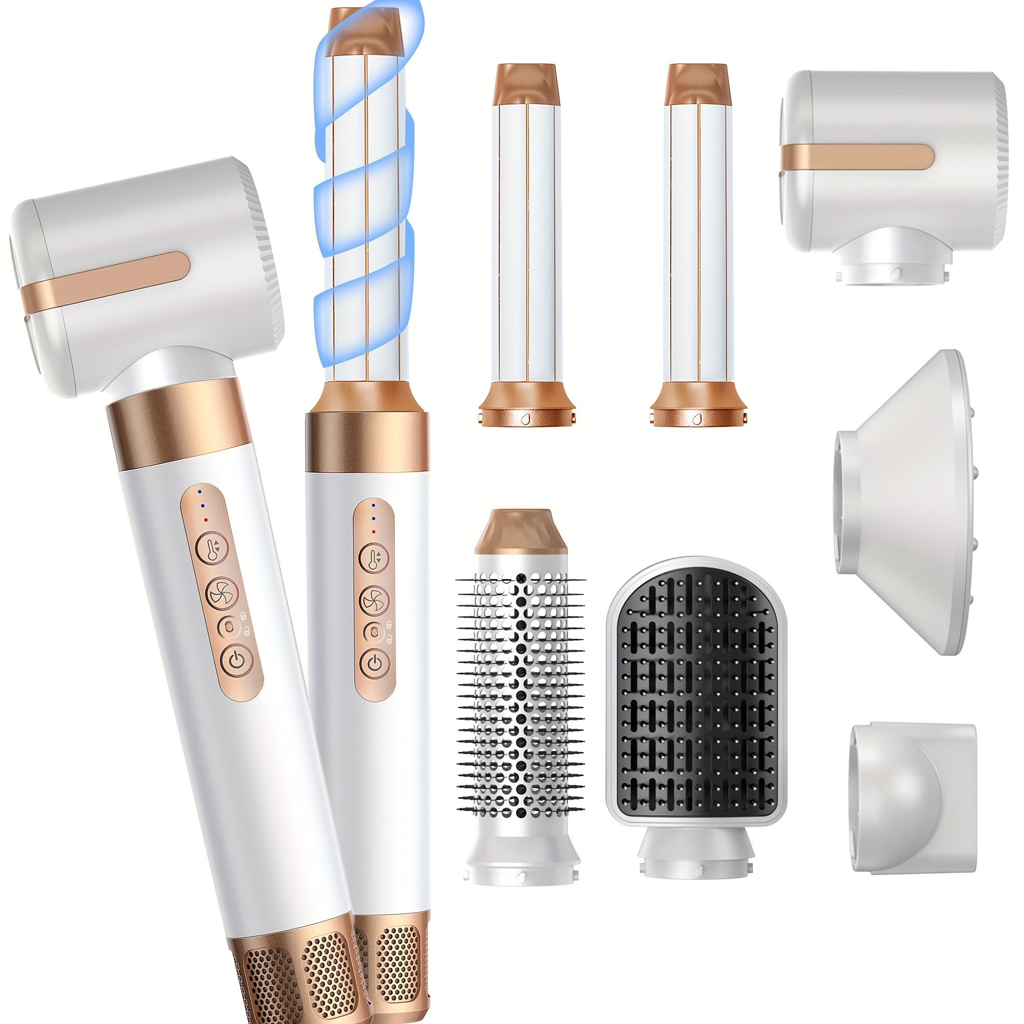 7-in-1 Ionic Hair Dryer Kit, 110000 RPM High-Speed, 1400W