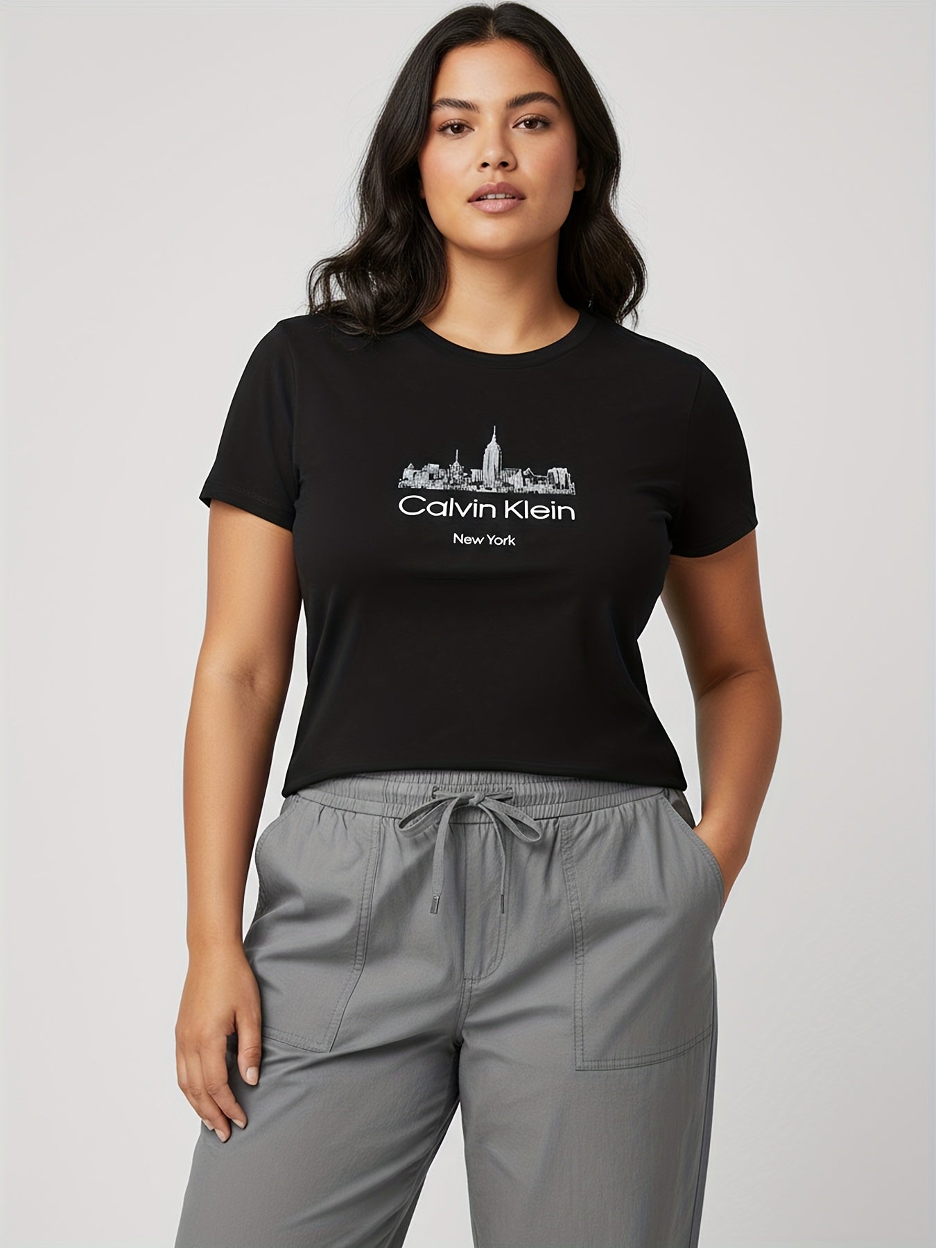 Calvin Klein Women'S Summer Loose Breathable T-Shirt