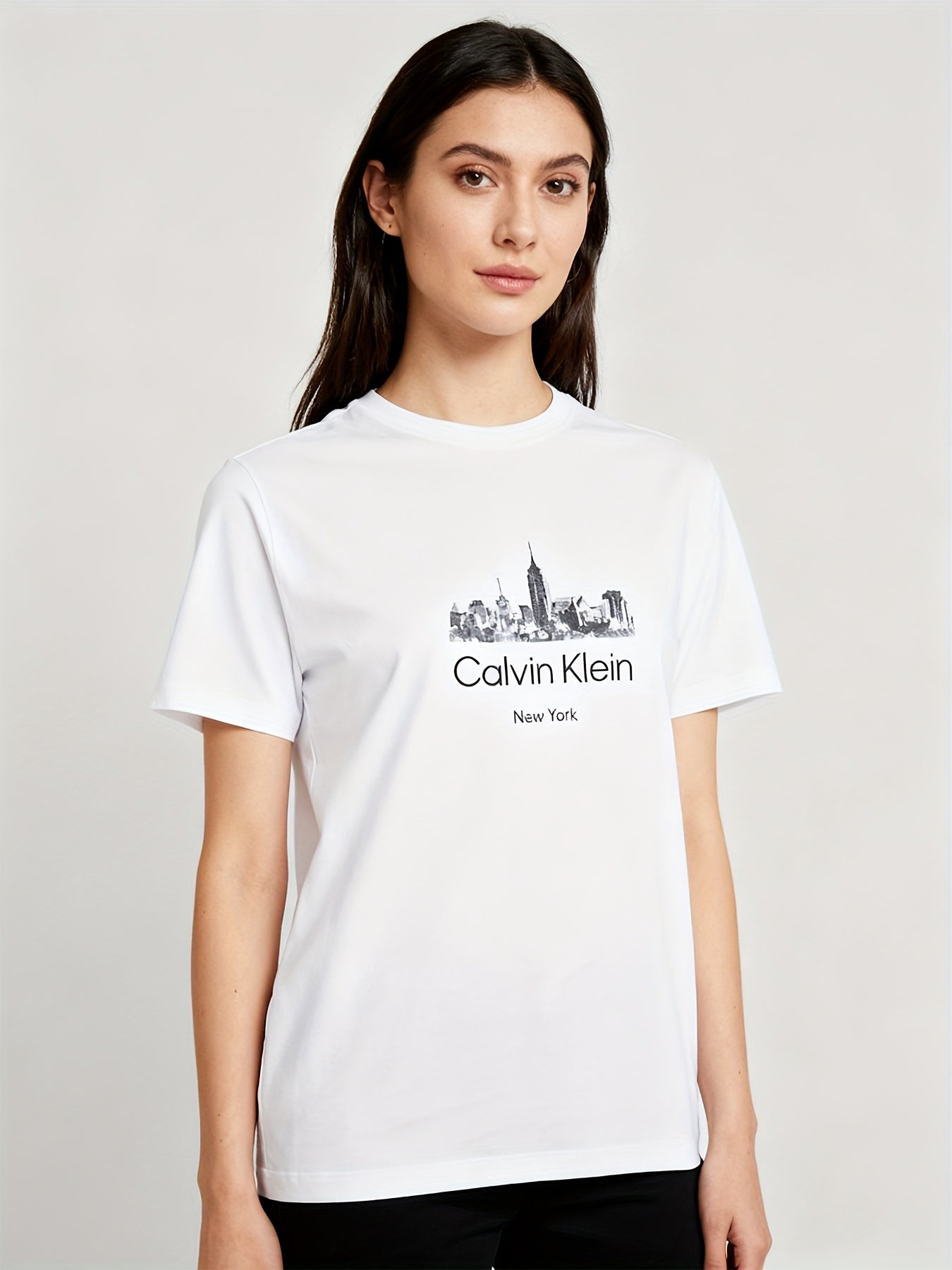 Calvin Klein Women'S Summer Loose Breathable T-Shirt