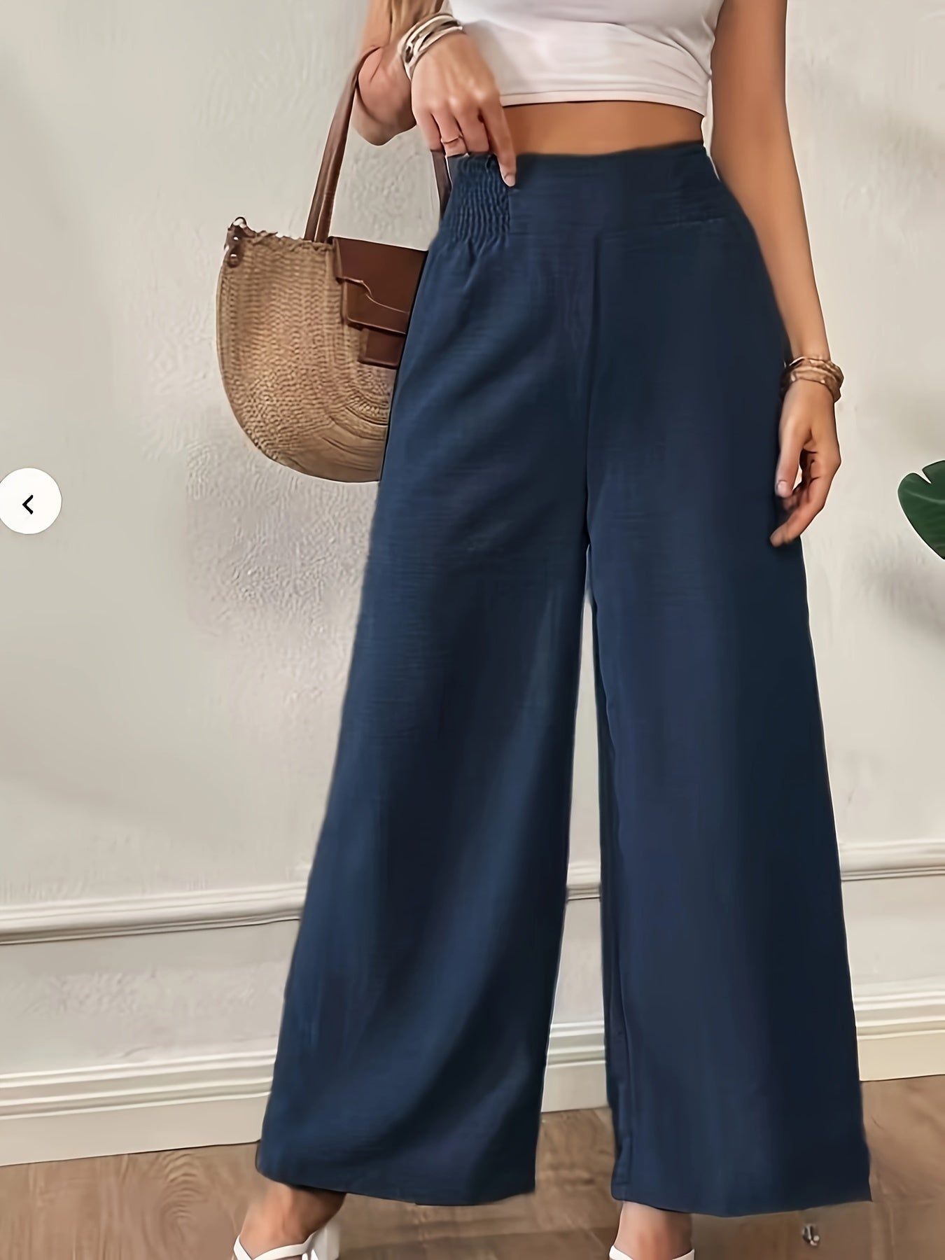Elegant Comfort Fit Women's Wide-Leg Pants