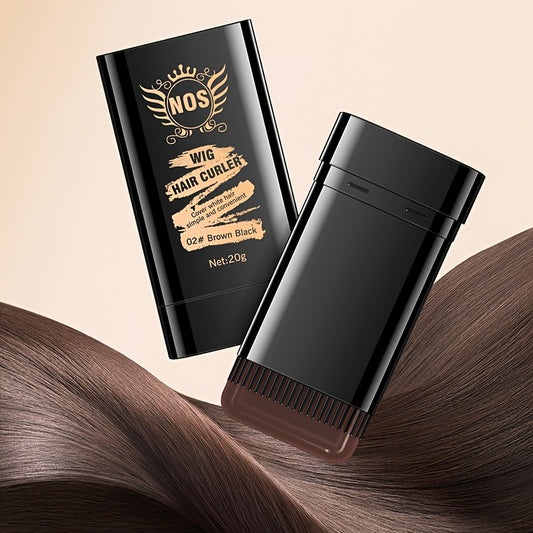 [Quick Hair Dye] Quick Gray Coverage 20g Portable Hair Dye Stick | Easy Application, Long-Lasting for All Hair Types, Creamy Texture, Sleek Design, Includes Applicator Brush