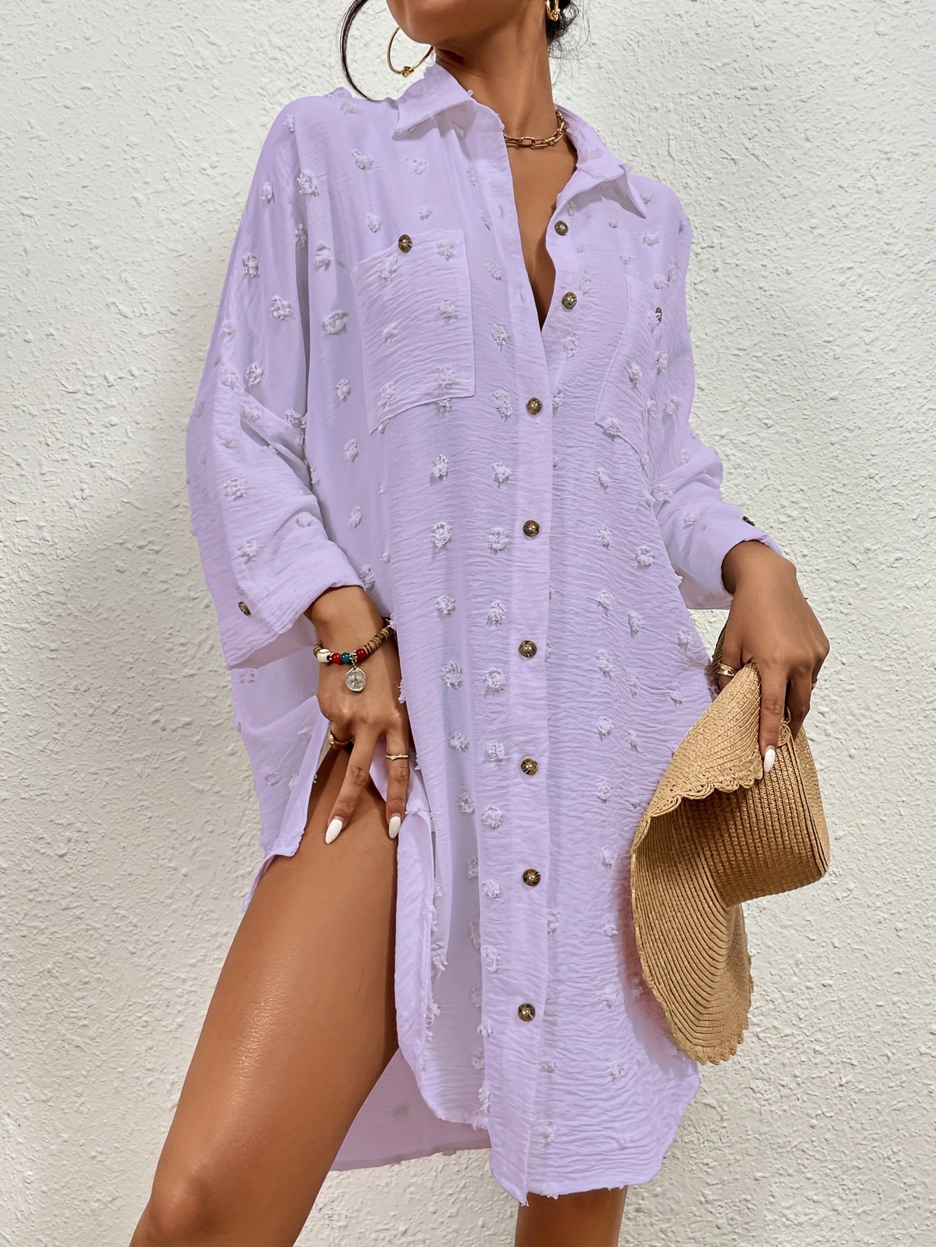 Relaxed Fit Long Sleeve Women's Casual