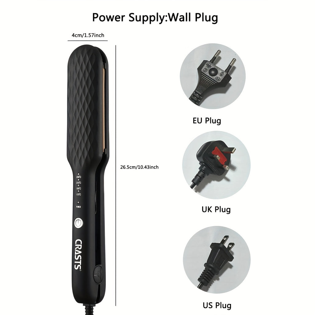 Straight Curl Two-in-One Without Damage to Hair
