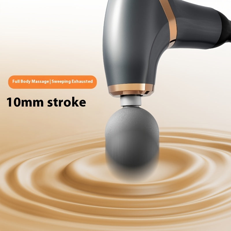 U-shaped Electric Percussion Gun with Four Massage Heads