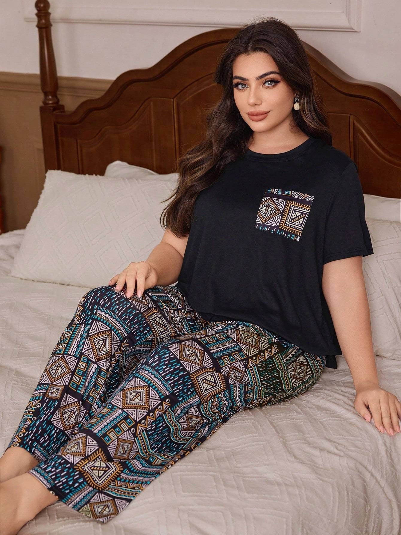 Plus Size comfortable Pajama Set
