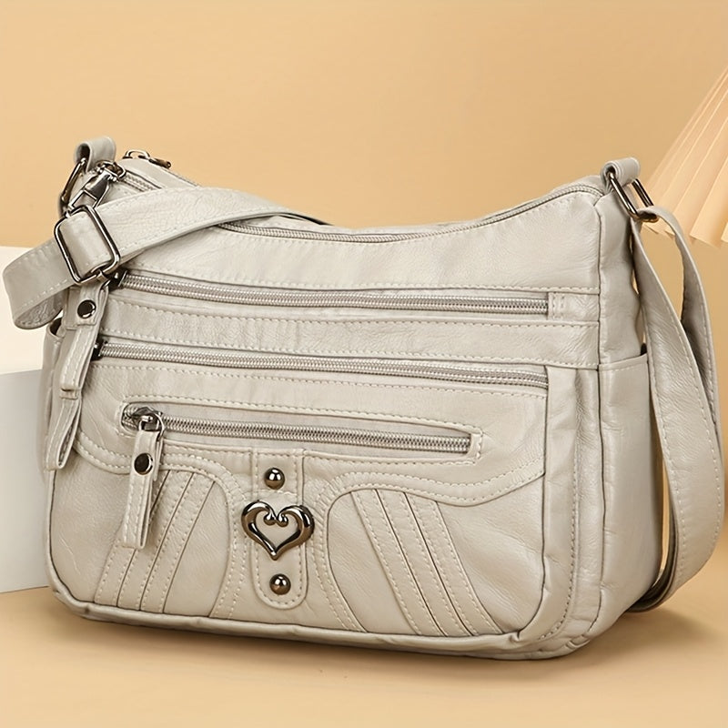 Lightweight, Large Capacity Vintage Style Shoulder Bag for Women