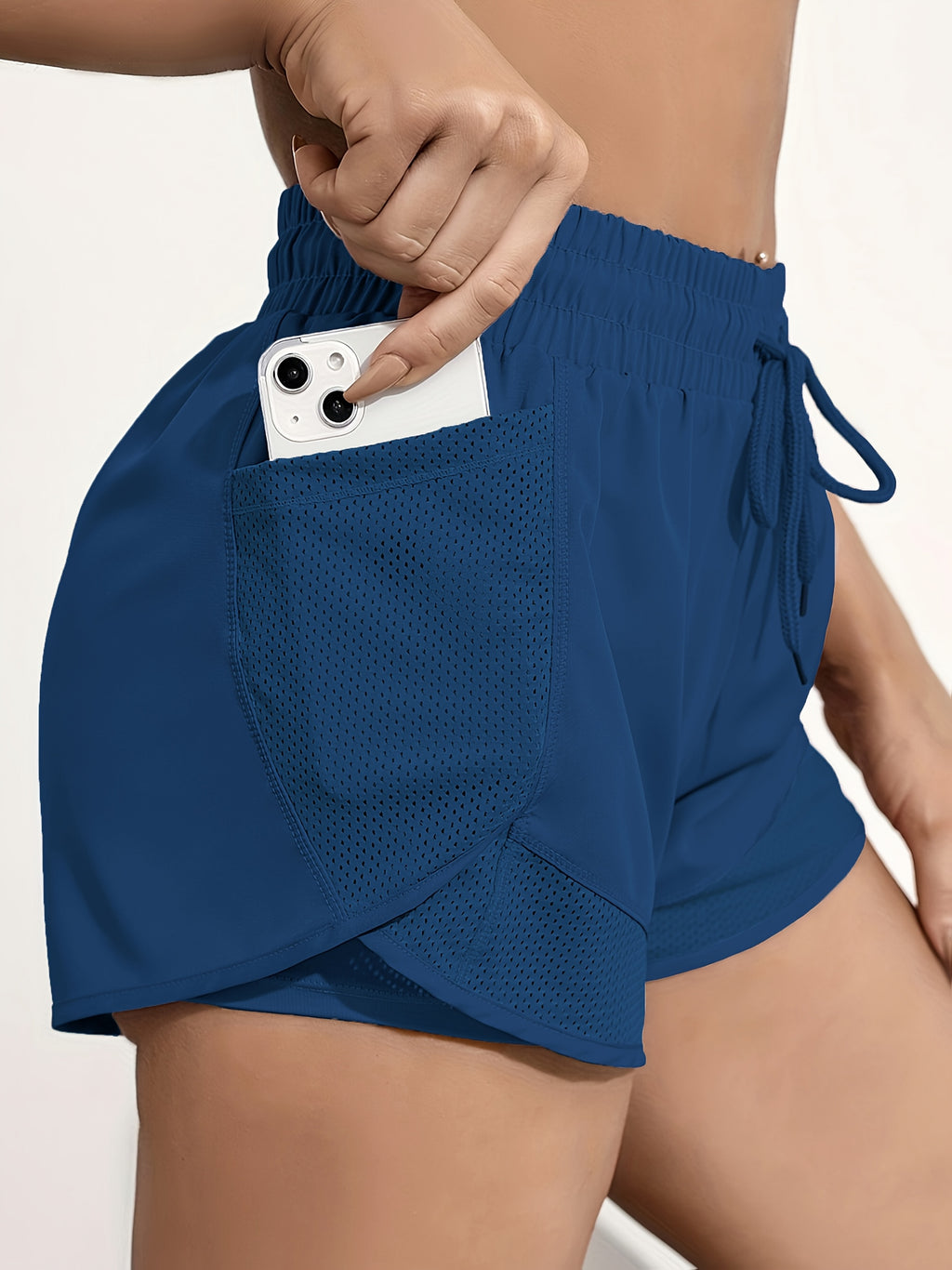 Women's 2-in-1 Yoga Shorts With Quick-Drying Fabric