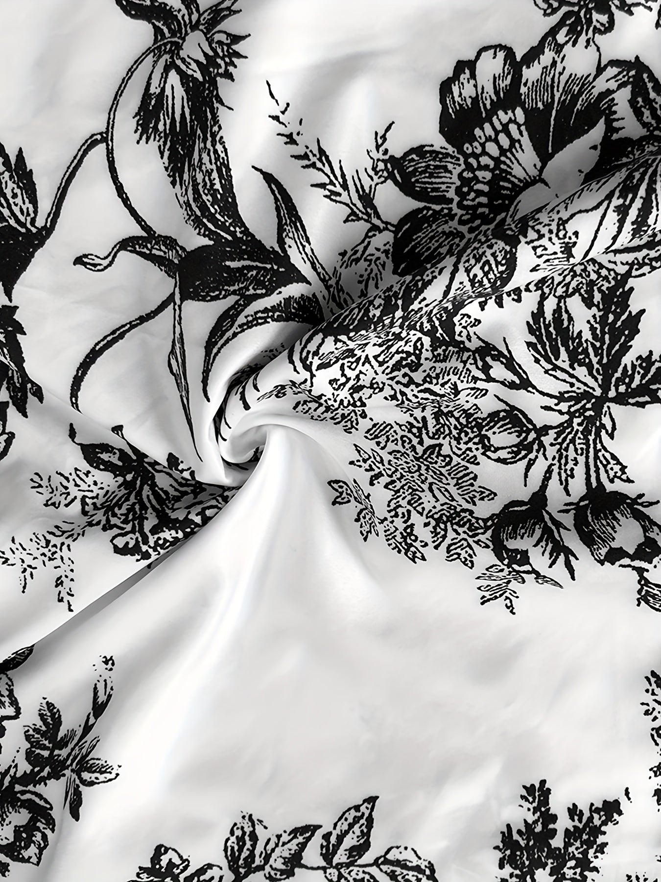 Plus Size 2pcs Set, Fashion Women's Floral Print Shirt Cardigan Top