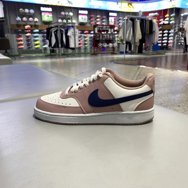 Nike Women's Court Vision Sneakers - Lightweight Shoes with Air Cushion Technology, Synthetic Upper & Arch Support,