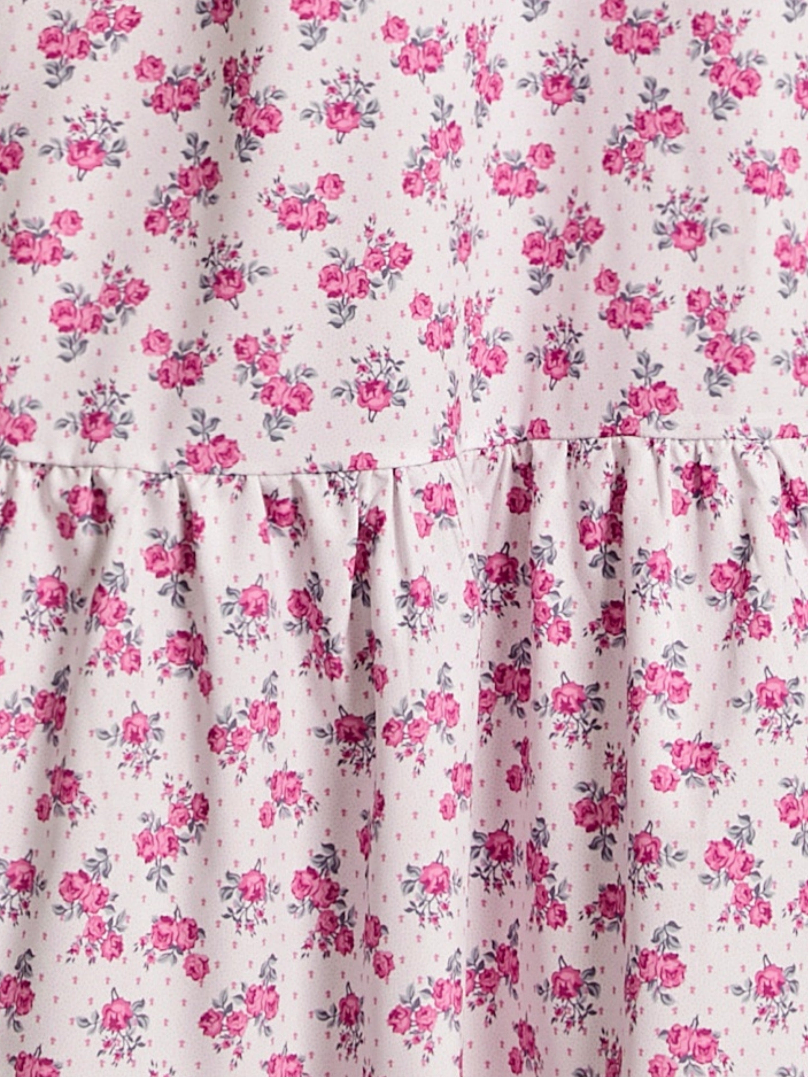 Women's Casual Long Sleeve Floral Print Maxi Dress
