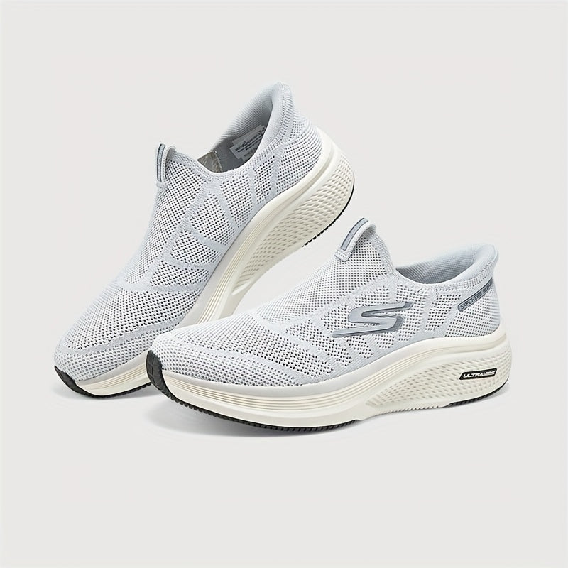 Skechers Men and Women Breathable Mesh Slip-On Sneakers - Lightweight Casual Sneakers with EVA Cushioned Sole