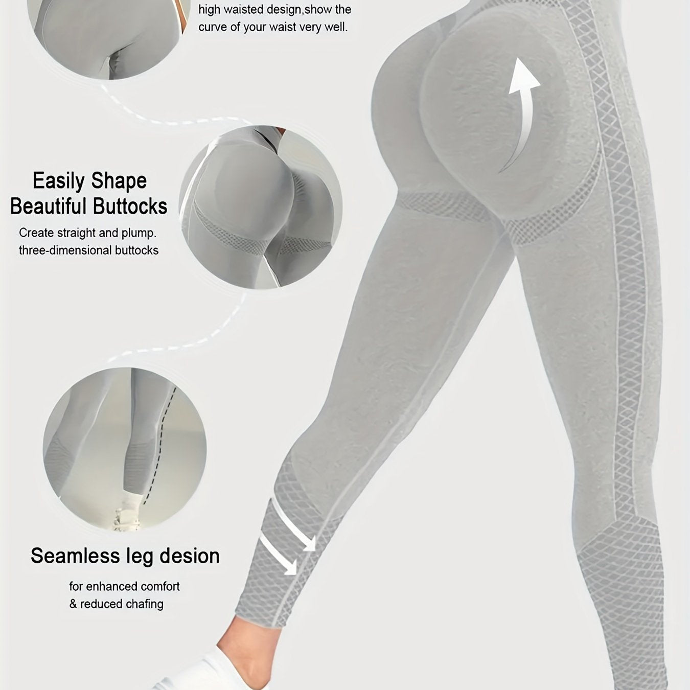 Super Comfortable High-waisted Compression Sports Tights
