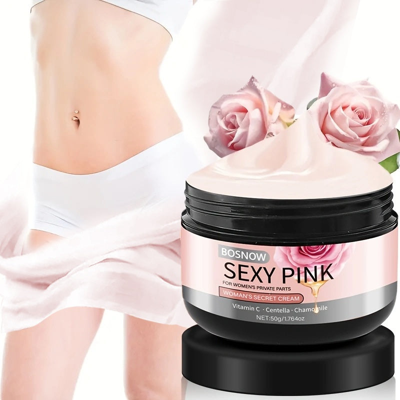 2pcs Pink Private Area Moisturizer Containing Rose and Vitamin C