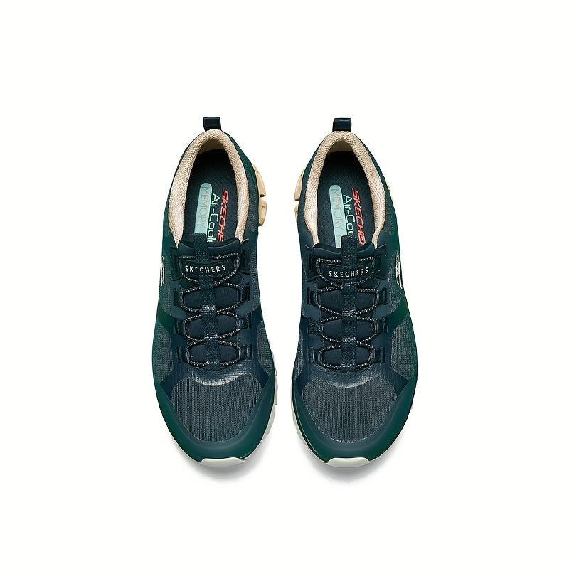 Women's Lightweight Slip-On Sneakers - Navy Blue & Pink Accent