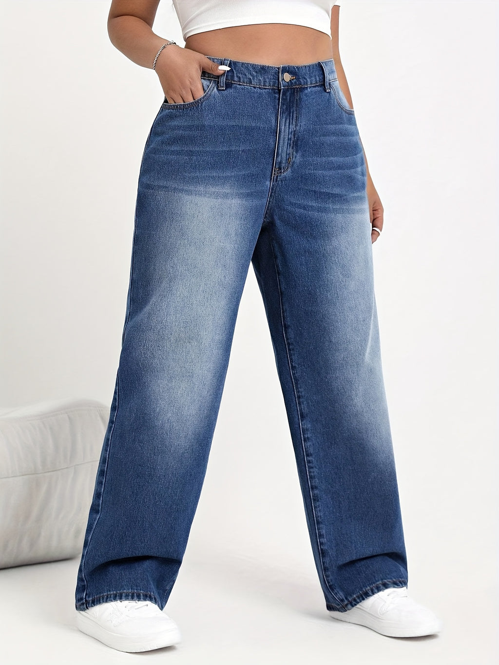 Plus-Size Fashion Jeans for Women