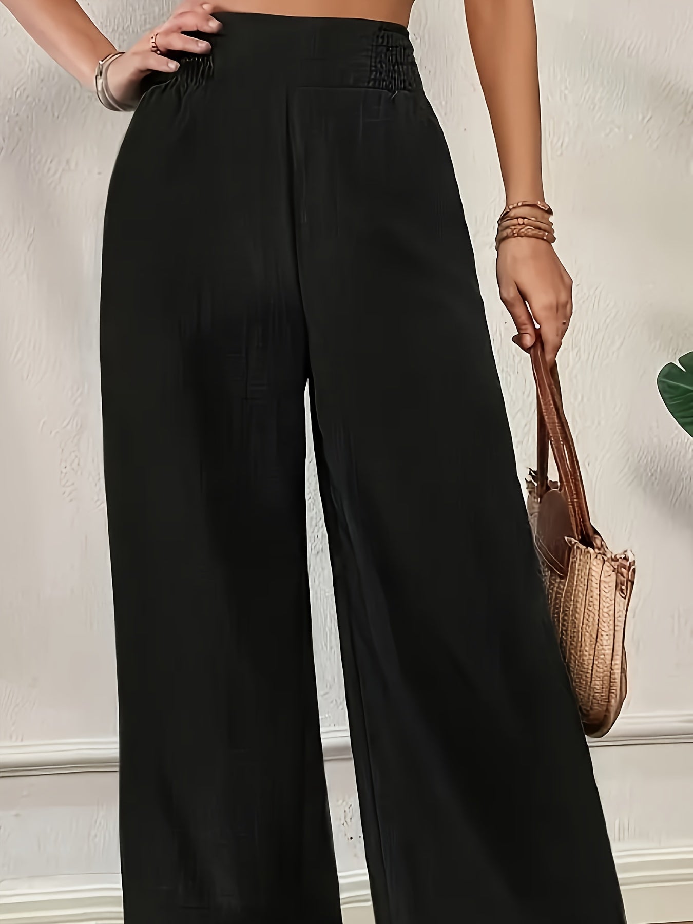 Elegant Comfort Fit Women's Wide-Leg Pants