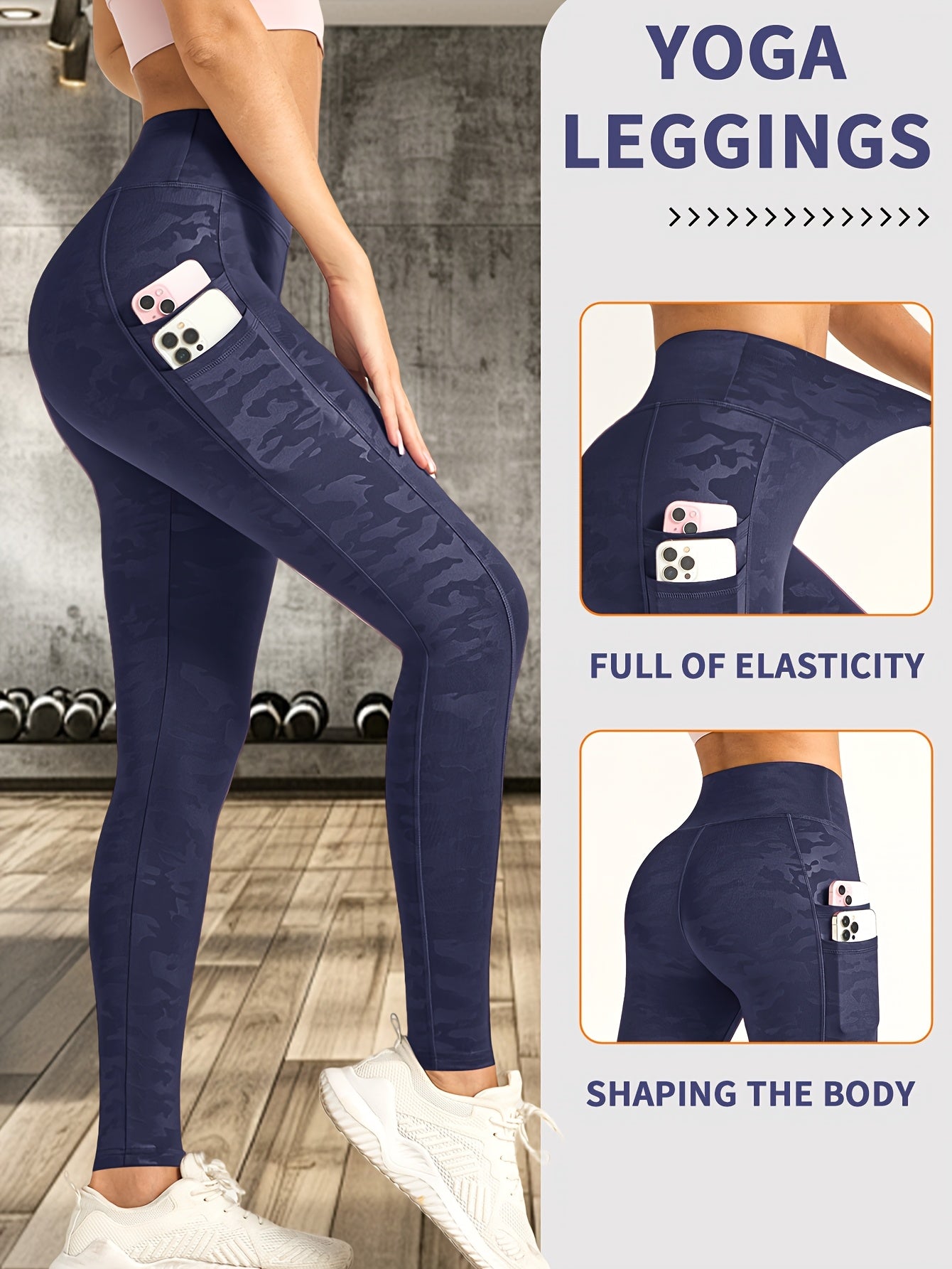5D Anti-Scratch Print Yoga Pants, Breathable High-Waisted Butt-Lifting Stretch Leggings