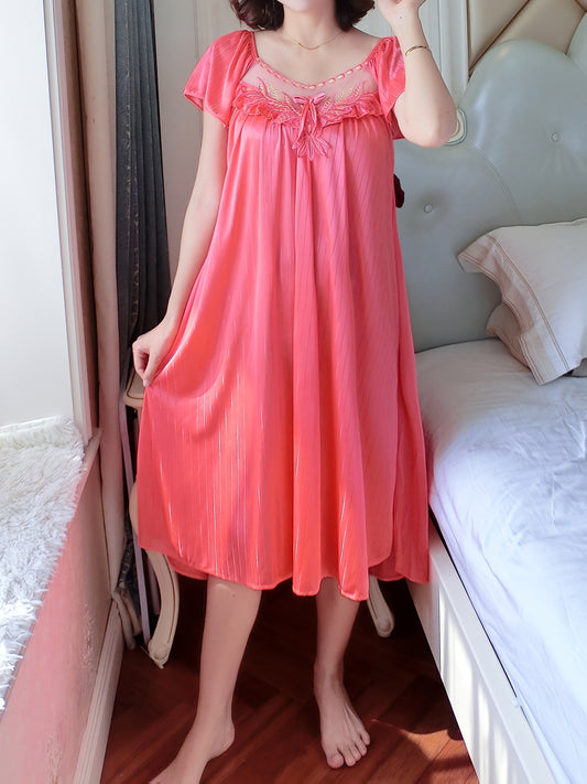 Women's Nightgown, Plus Size, Solid Color