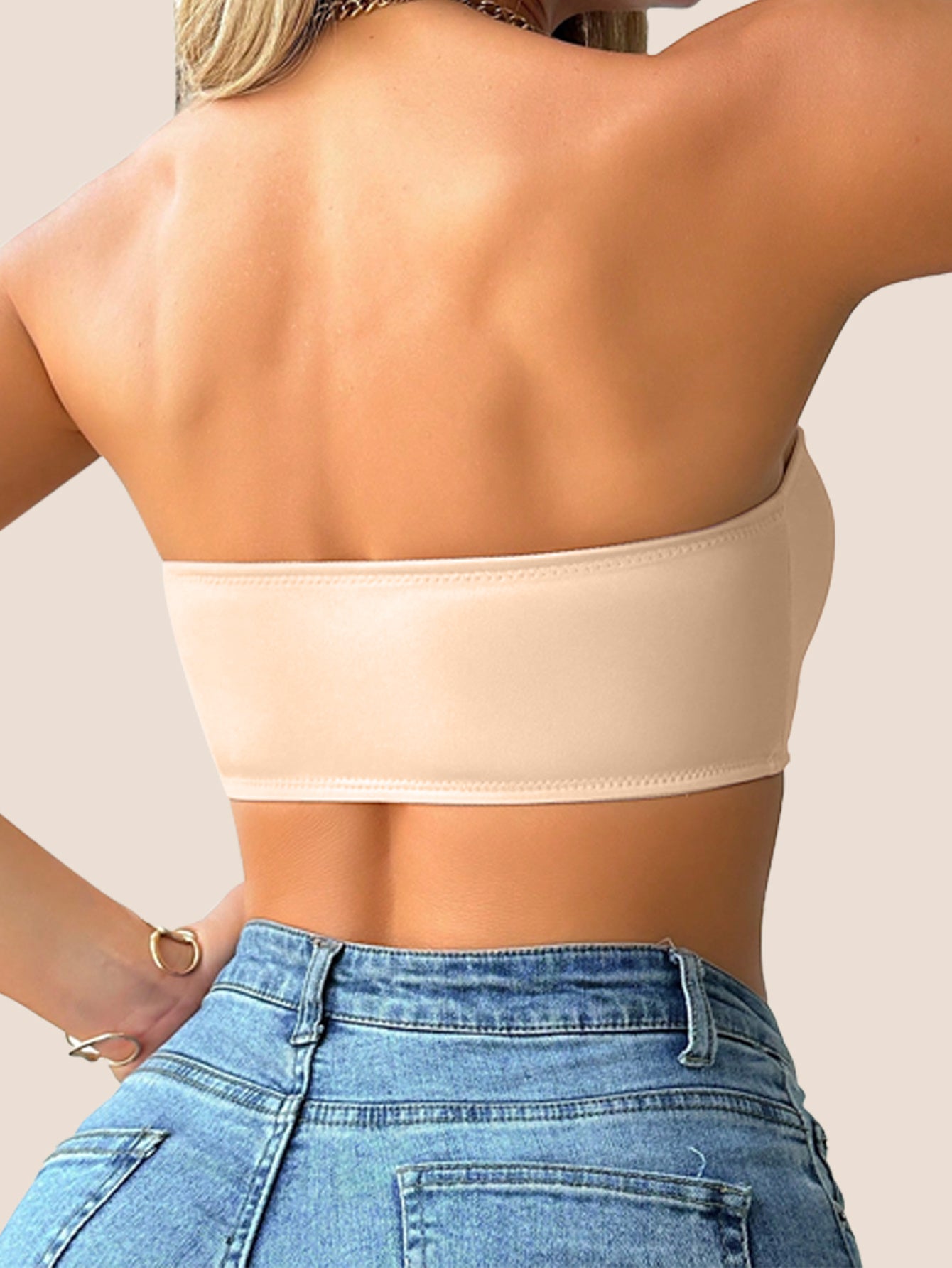 Soft 1pc Women's Strapless T-Shirt Bra