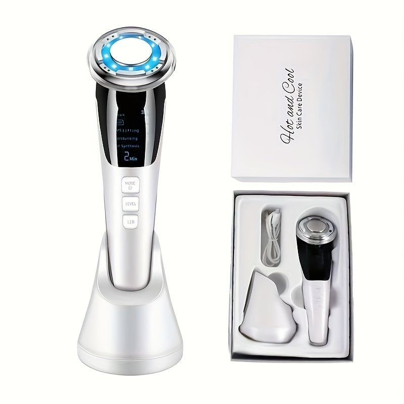 Facial vibrating massager cleaning mode, deep care