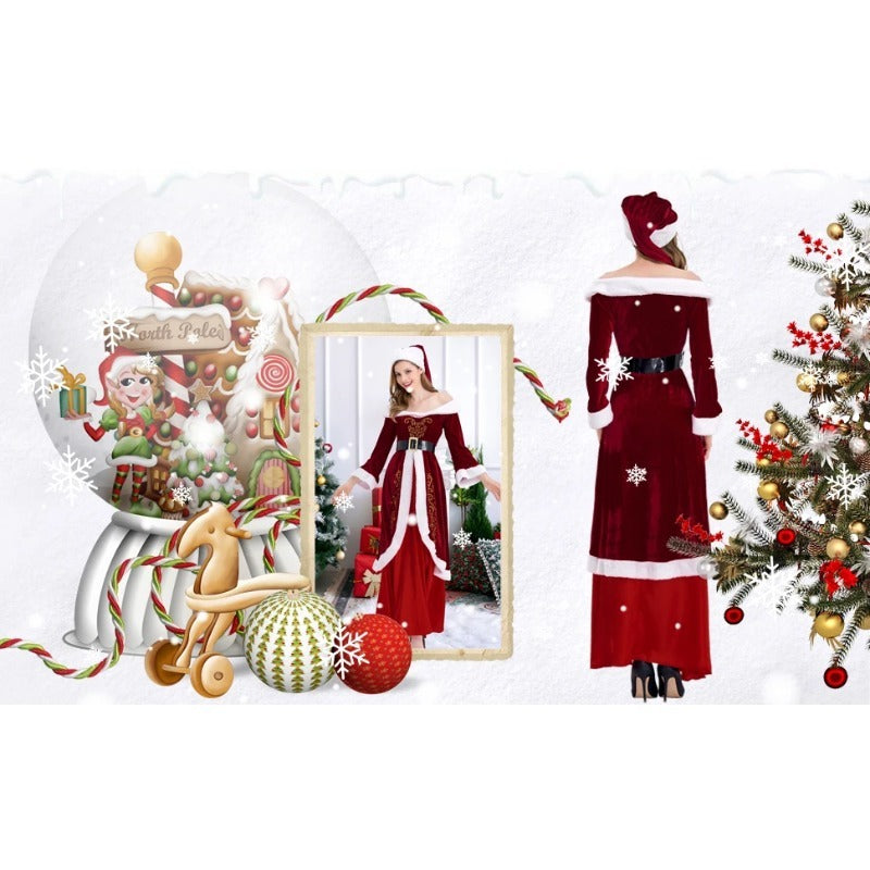 Women's Luxurious Dress Christmas Party New Year