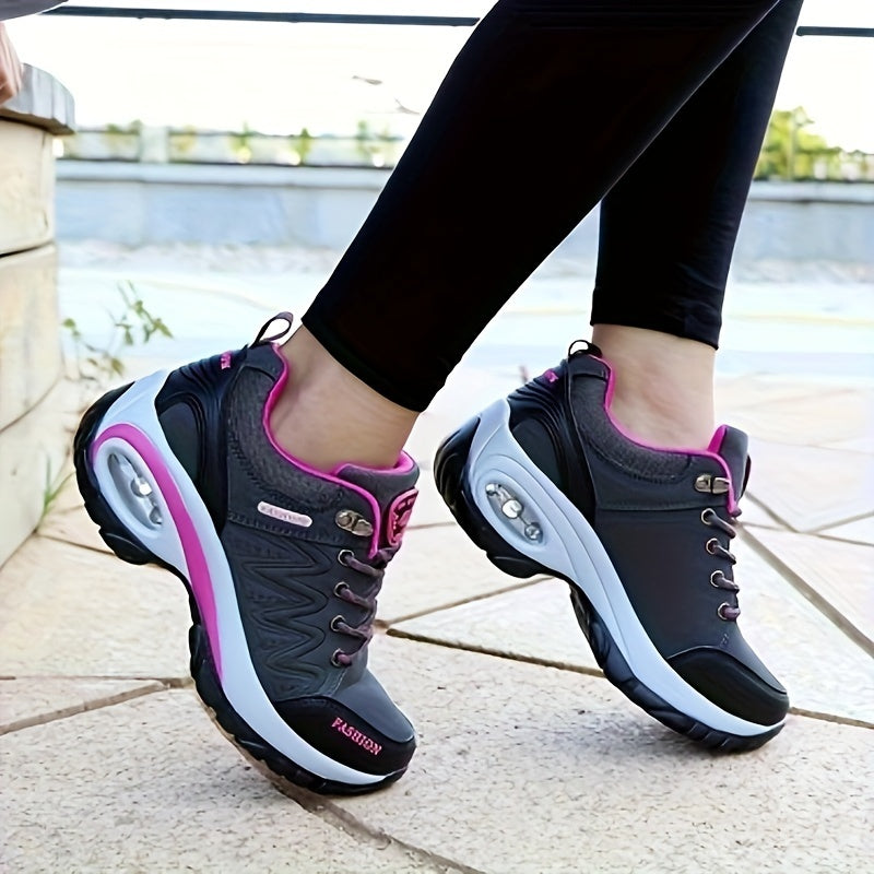 Women's Low Top Hiking Sneakers, Waterproof Low Top Outdoor Trekking Sports Shoes, Casual Walking & Running Trainers