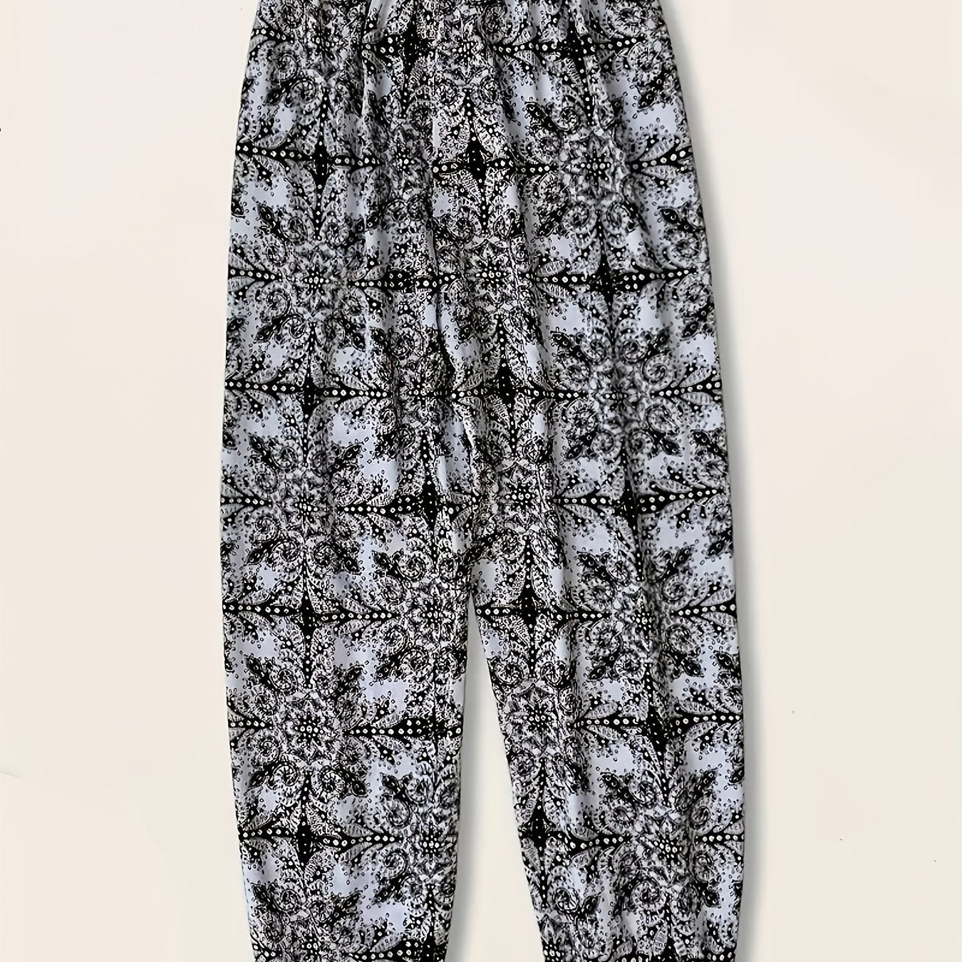 Women's Plus Size Bohemian Print Joggers Pant