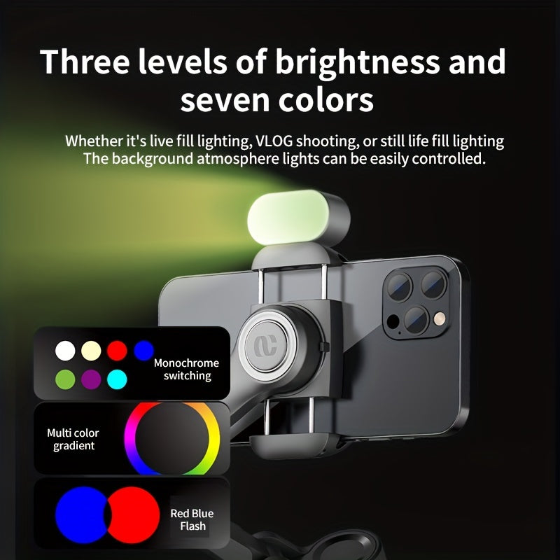 XE Kit 3-Axis Smartphone Gimbal Stabilizer & AI Tracker with CCT/RGB Fill Light