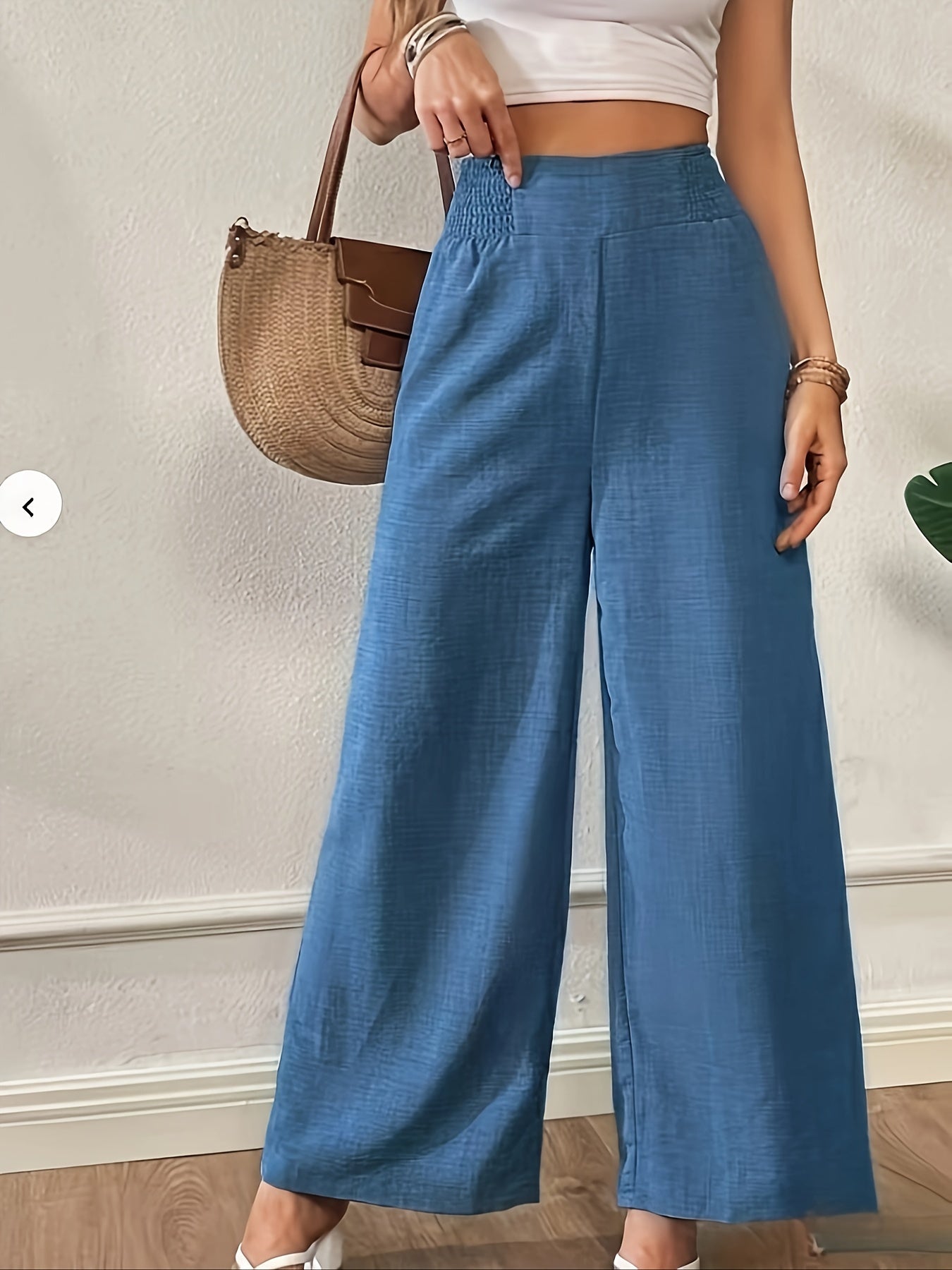 Elegant Comfort Fit Women's Wide-Leg Pants